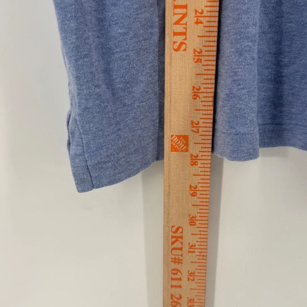 Polo Ralph Lauren Mens Custom Slim Fit Heather Blue Short Sleeve Polo Shirt